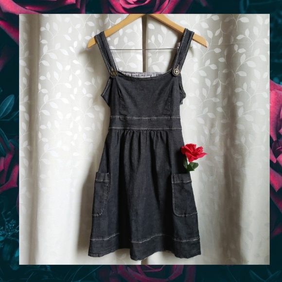 Mossimo Supply Co. Dresses & Skirts - {Mossimo}Dark Wash Denim Jumper Dress
